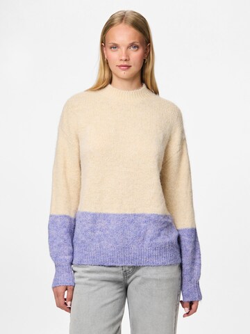 Pullover 'PCIvy' di PIECES in grigio: frontale