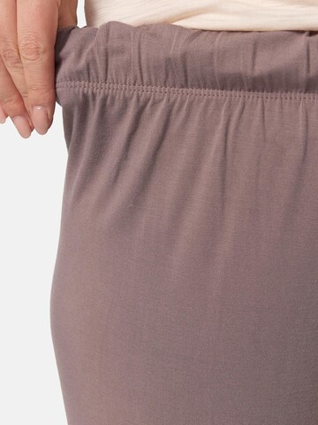 Wide Leg Pantalon Nur Die en beige