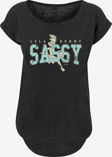 F4NT4STIC T-Shirt 'Looney Tunes Lola Bunny Sassy' in blau / pastellgelb / schwarz, Produktansicht