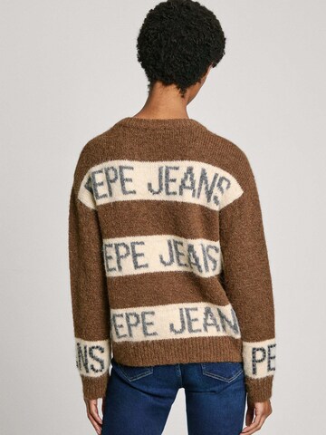 Pepe Jeans Sweater 'HELMI' in Brown