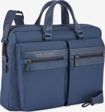 Piquadro Document Bag 'S117' in Blue