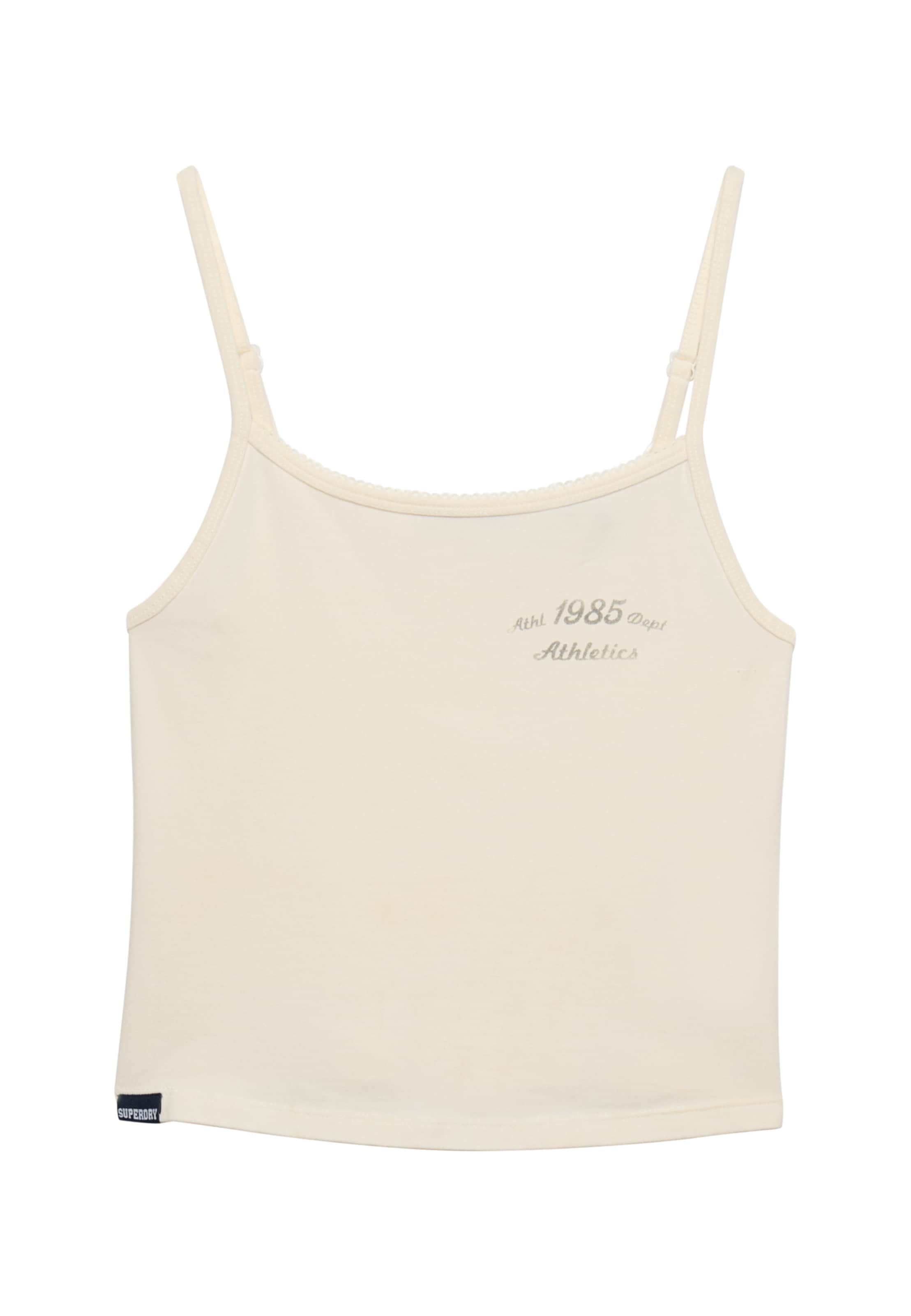 Haut 'Athletics Essentials' Superdry & Co en blanc : devant