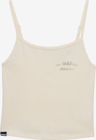 Haut 'Athletics Essentials' Superdry & Co en blanc : devant