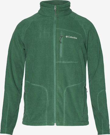 COLUMBIA Αθλητική ζακέτα φούτερ 'Fast Trek II' σε πράσινο: μπροστά
