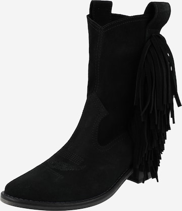 Zadig & Voltaire - Botas de cowboy em preto: frente