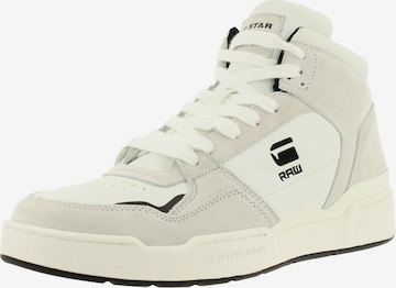 G-Star RAW High-Top Sneakers 'Attacc' in White: front