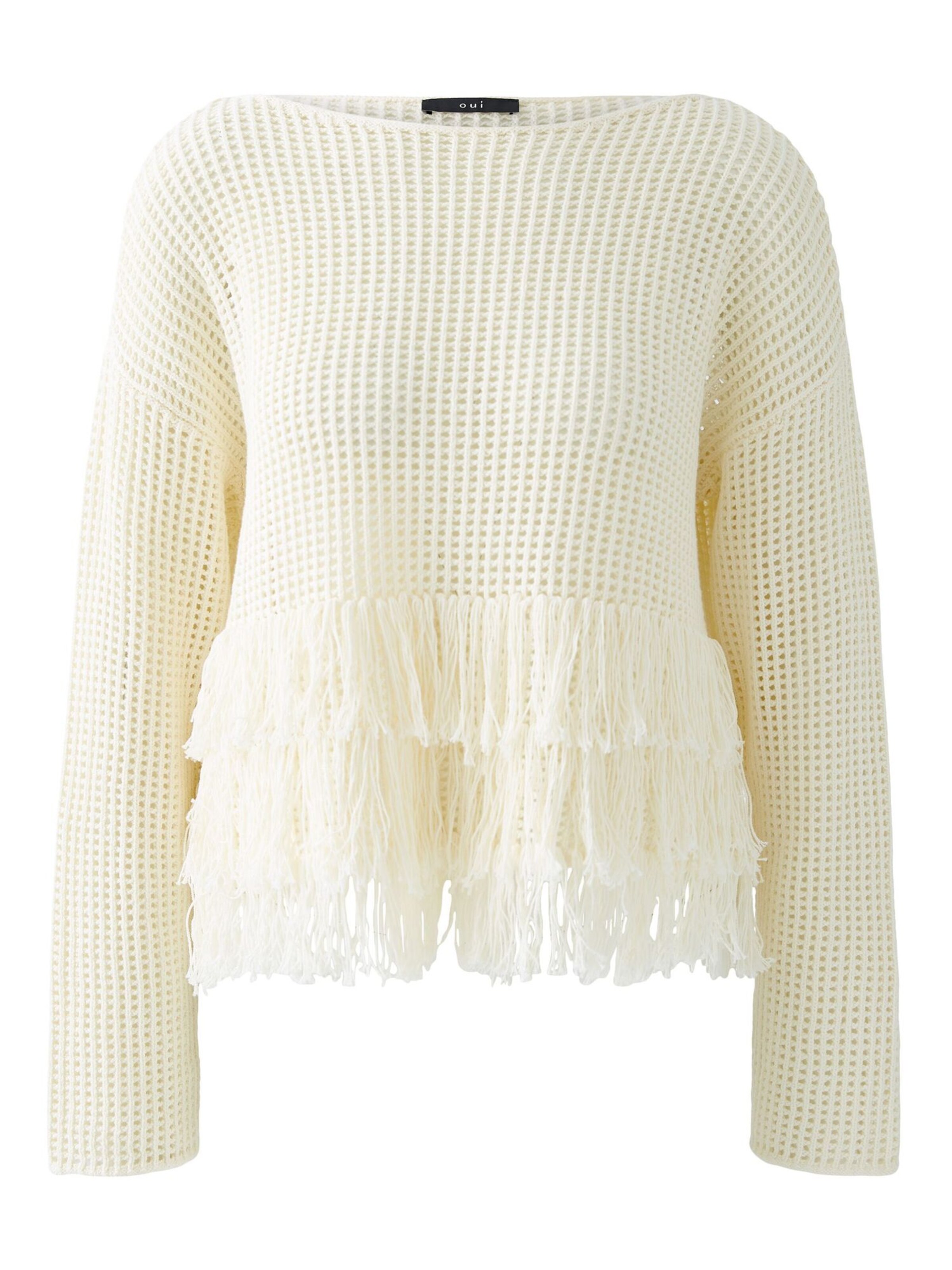 OUI Sweater in White: front