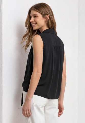 STREET ONE Blusentop in Schwarz