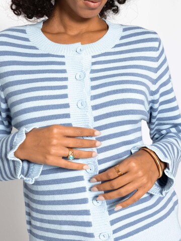 SASSYCLASSY Knit Cardigan in Blue