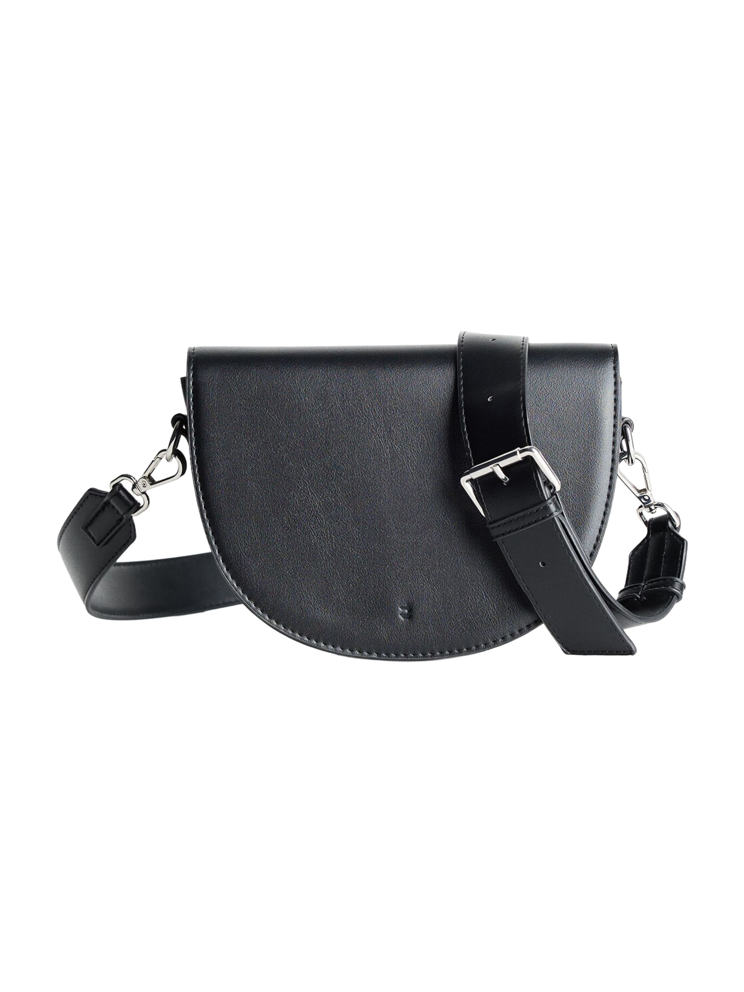 Bershka Crossbody bag in Black: front