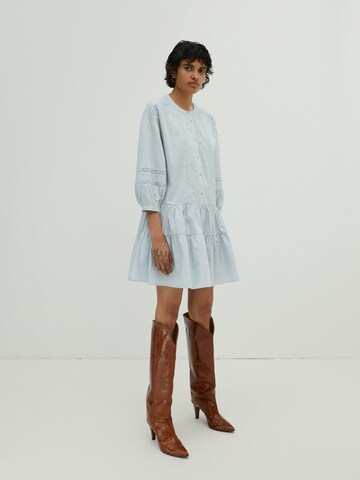 EDITED Shirt Dress 'Despina' in Blue