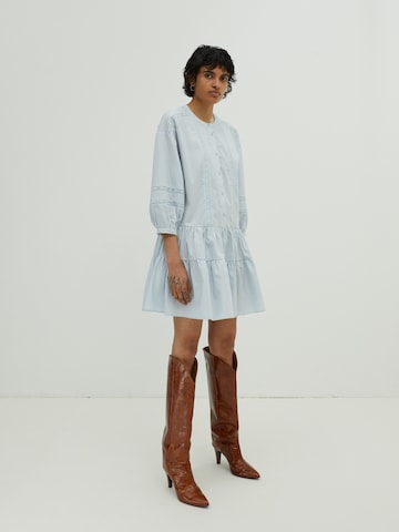 EDITED Shirt Dress 'Despina' in Blue