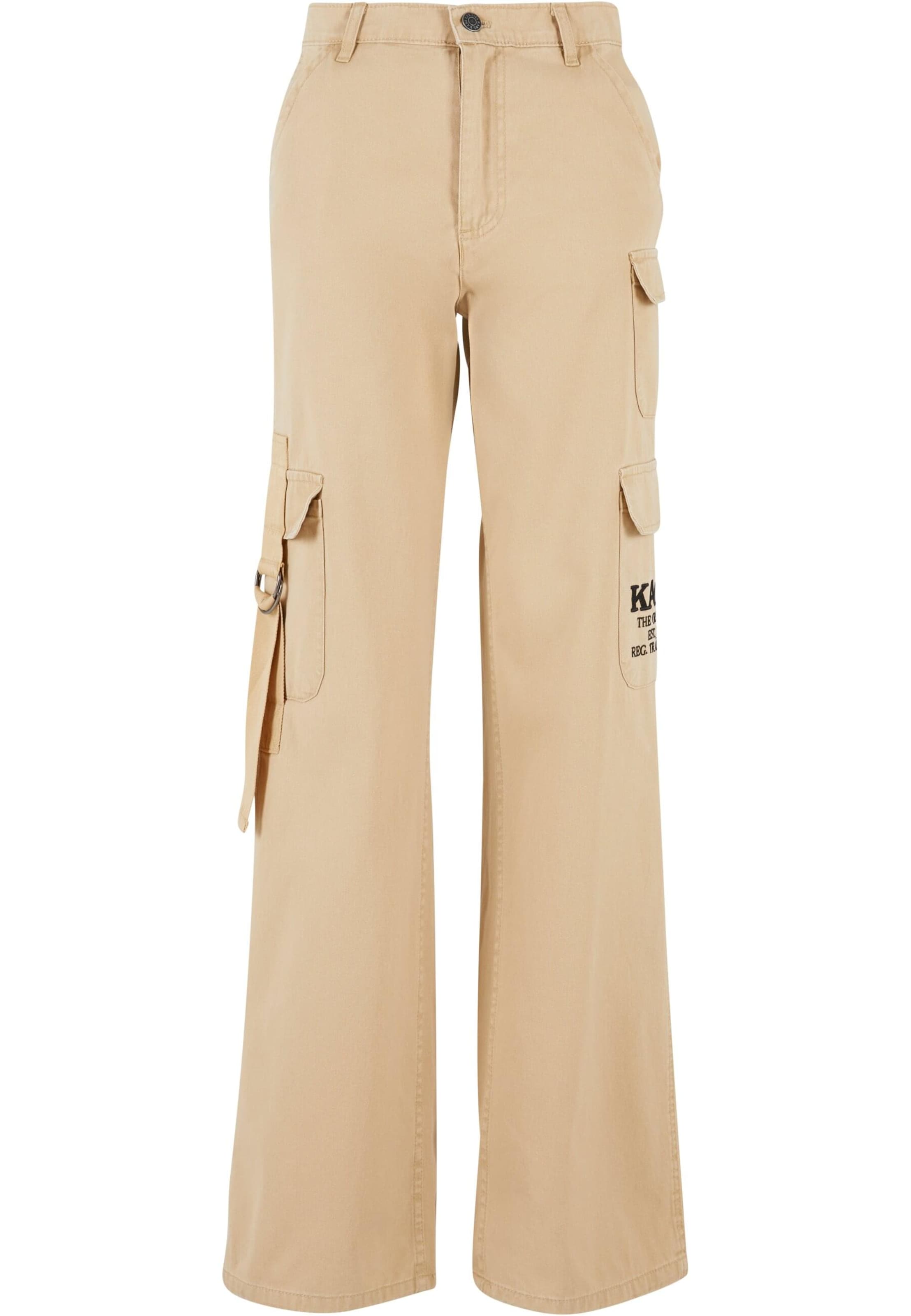 Loosefit Pantaloni cargo di Karl Kani in beige: frontale