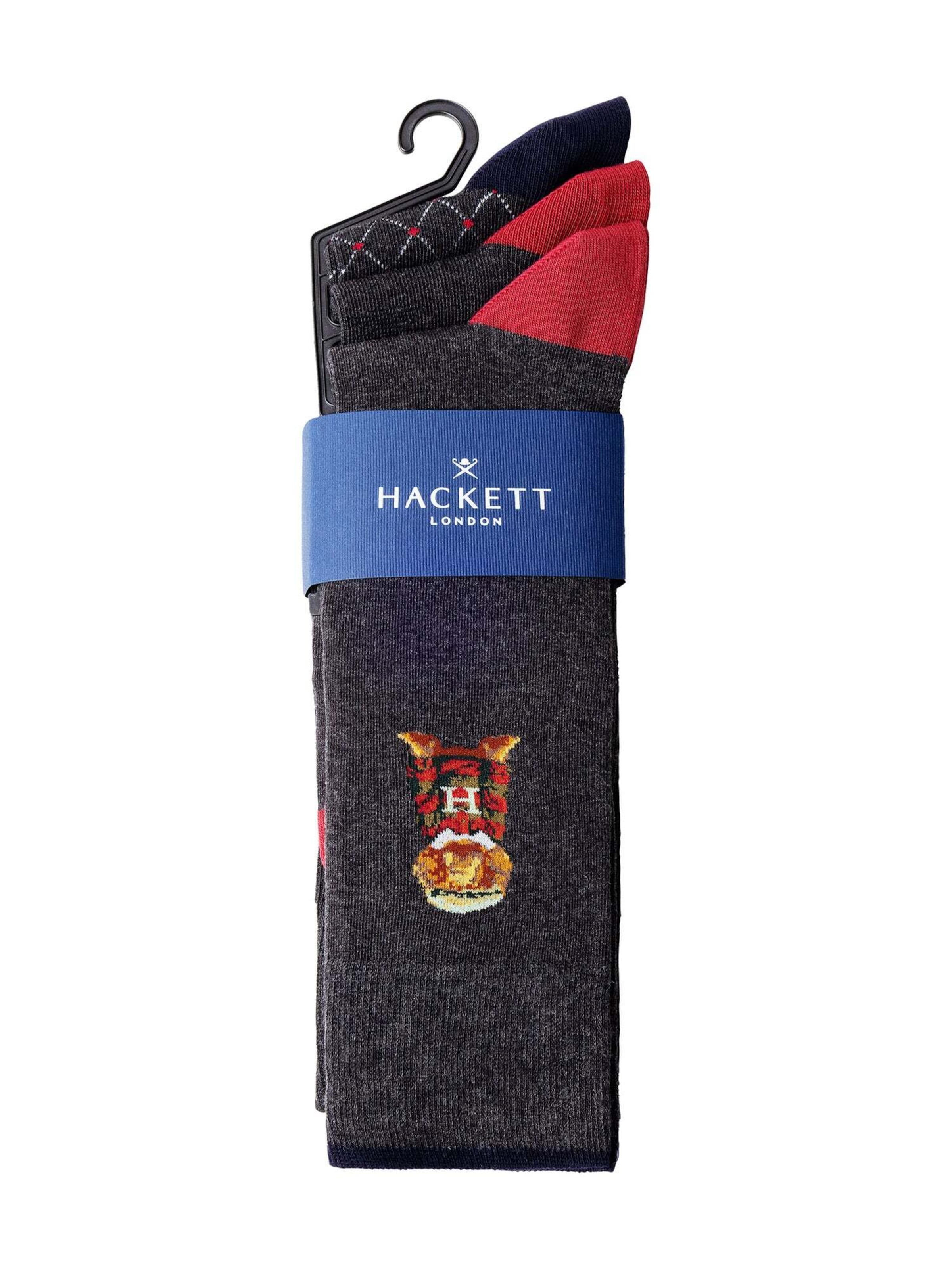 Hackett London Socken ' HARRY PLACEMENT  ' in Grau
