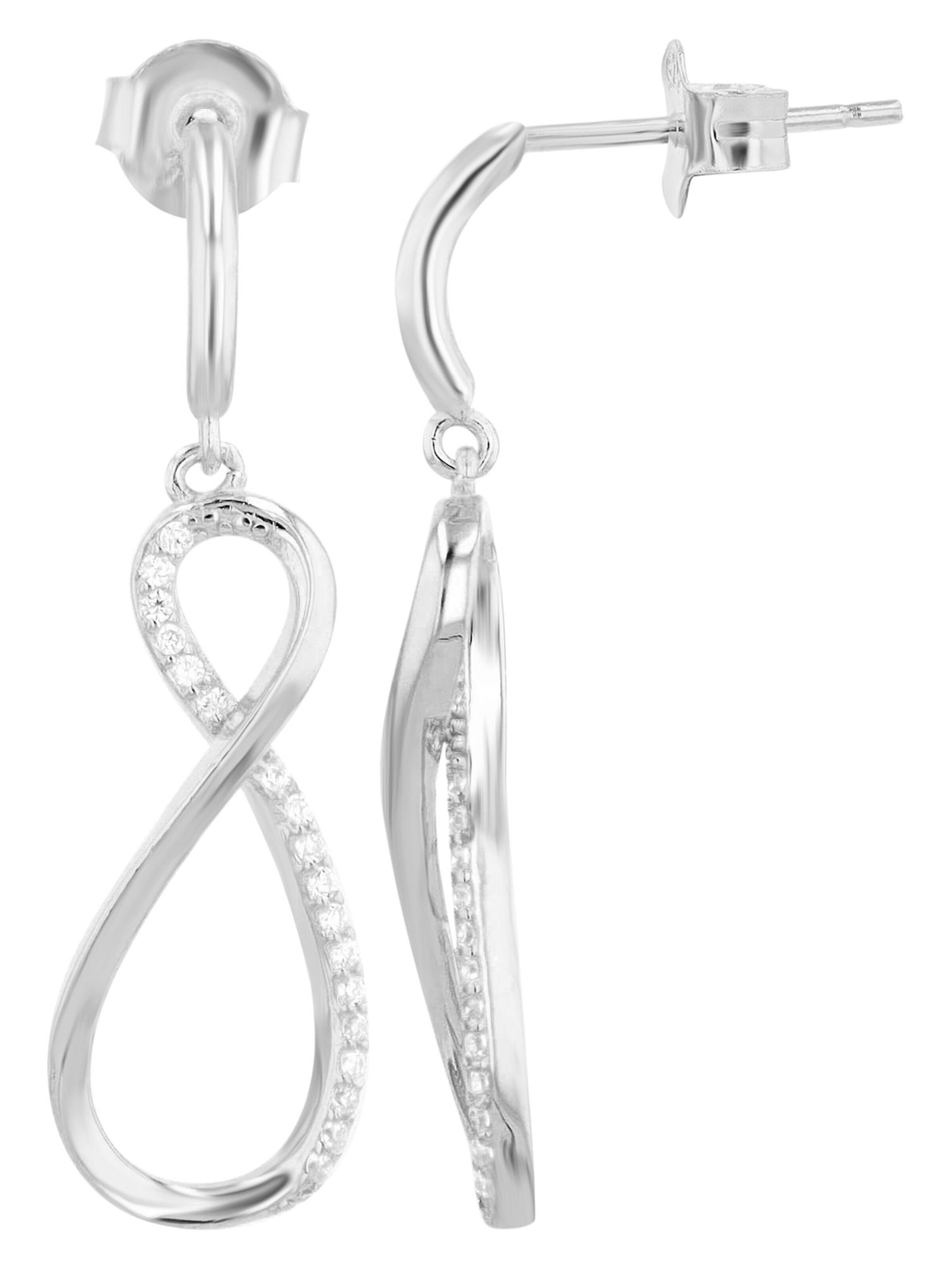 Akzent Ohrringe 'Vesa, 925 Sterlingsilber, langlebig'‌‌‌‌‌‌‌ in Silber