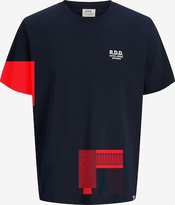 T-Shirt R.D.D. ROYAL DENIM DIVISION en rouge : devant