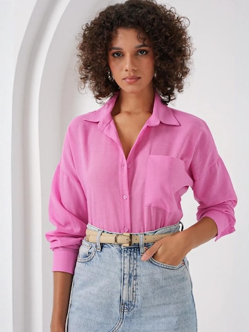 Camicia da donna di Bigdart in rosa: frontale