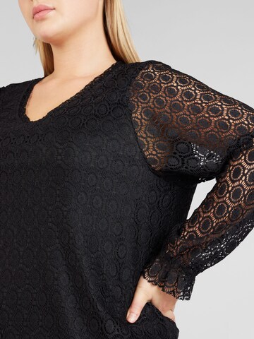 ONLY Carmakoma - Blusa 'EMILA' en negro