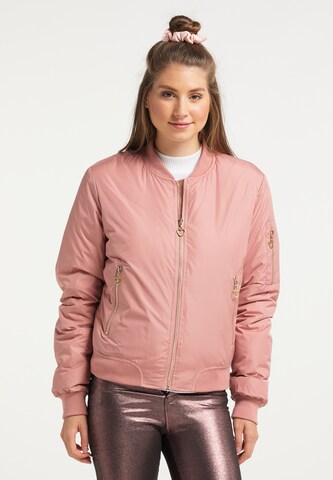 MYMO Between-Season Jacket in Pink: front