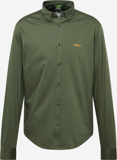 BOSS Button Up Shirt 'Motion' in Green / Apricot, Item view