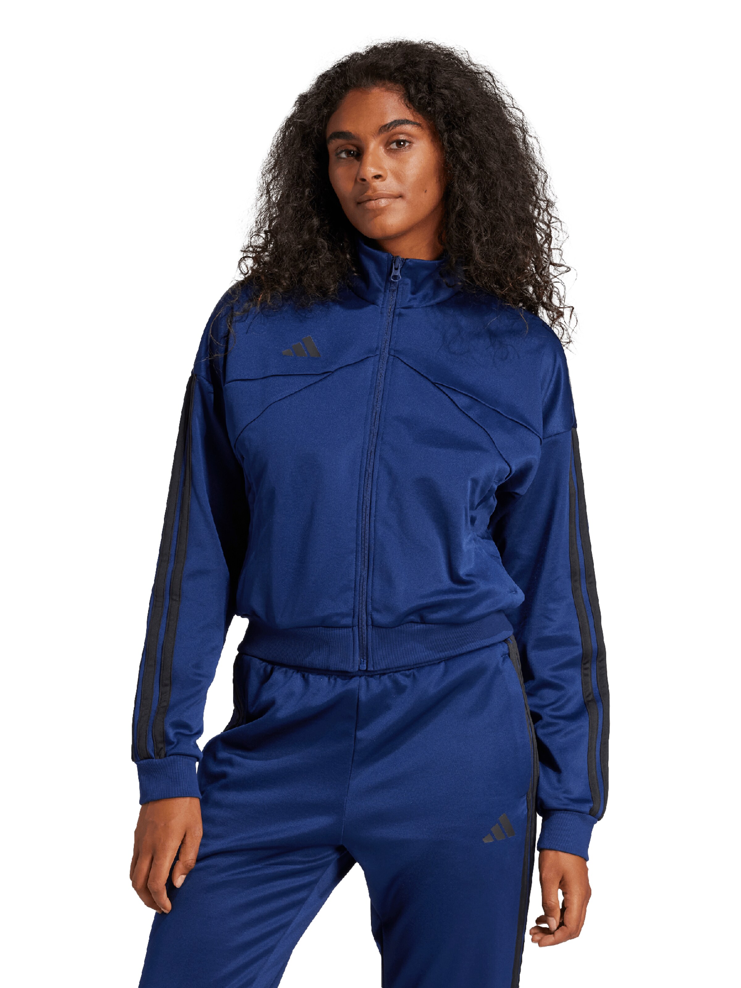 ADIDAS SPORTSWEAR Športna jakna 'TIRO' | modra barva: sprednja stran