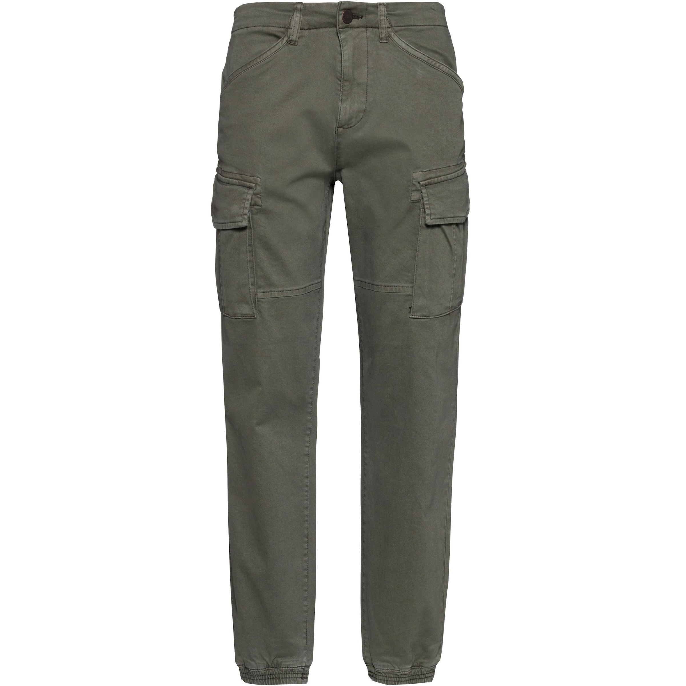 BEAR Tapered Cargo Pants in Green: front