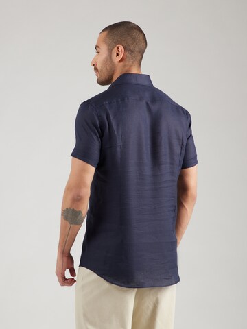 BOSS - Ajuste regular Camisa 'HANK' en azul