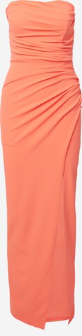 TFNC Společenské šaty 'GINA' – oranžová: přední strana