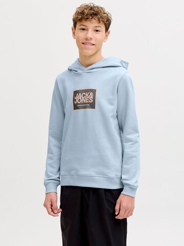 Jack & Jones Junior Sweatshirt in Blauw: voorkant