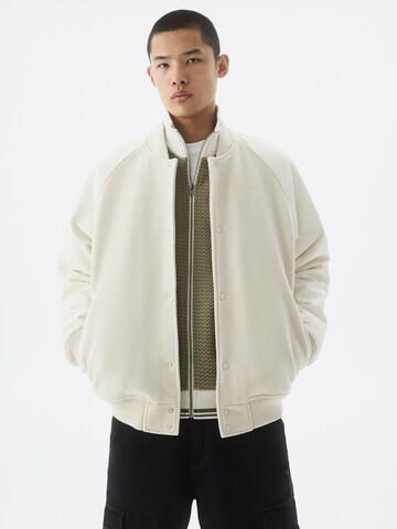 Pull&Bear Tussenjas in Beige: voorkant