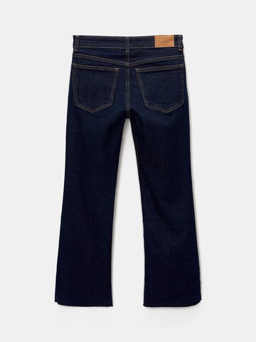 Pull&Bear Zvonový Džíny – modrá