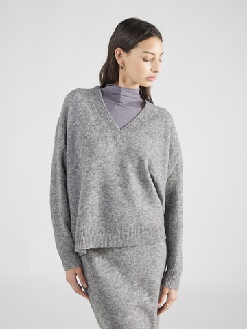 UNITED COLORS OF BENETTON Sweater in Grey: front