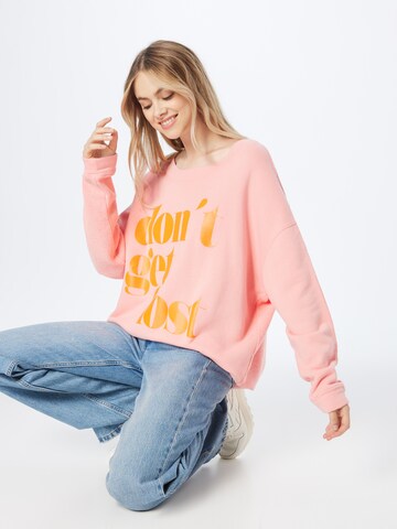 Liv Bergen Sweatshirt 'Smilla Lost' in Orange