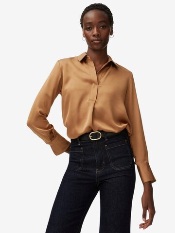 Marks & Spencer Blouse in Bruin: voorkant