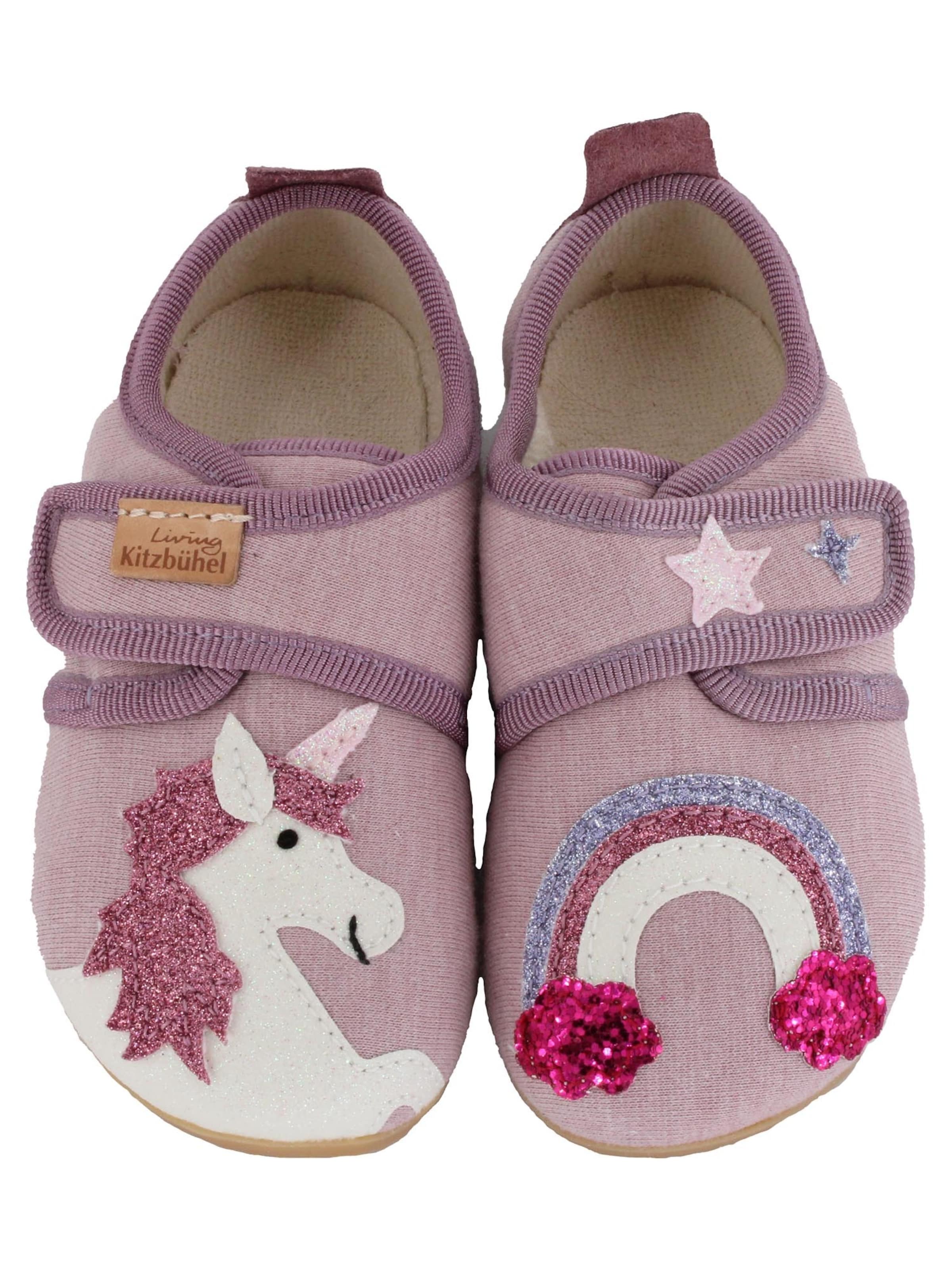 Living Kitzbühel Slipper 'Einhornzauber' in Purple