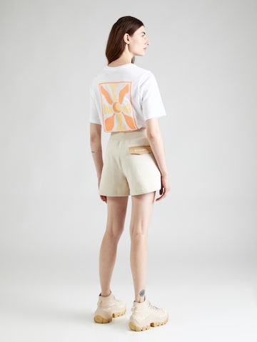 COLUMBIA regular Παντελόνι φόρμας 'Lodge Novelty B-Chalk' σε λευκό