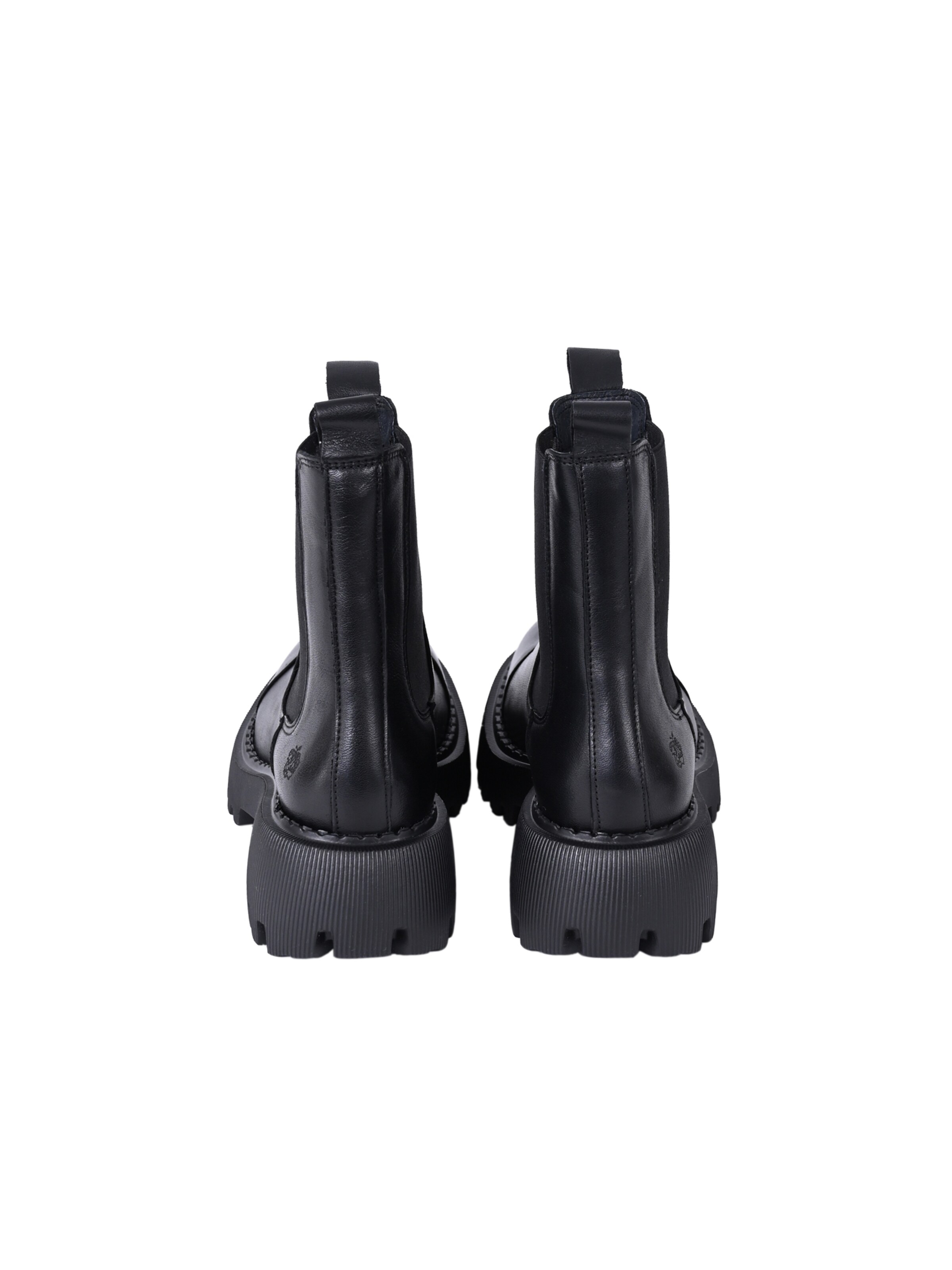 Apple of Eden Chelsea boots 'FLO' in Zwart