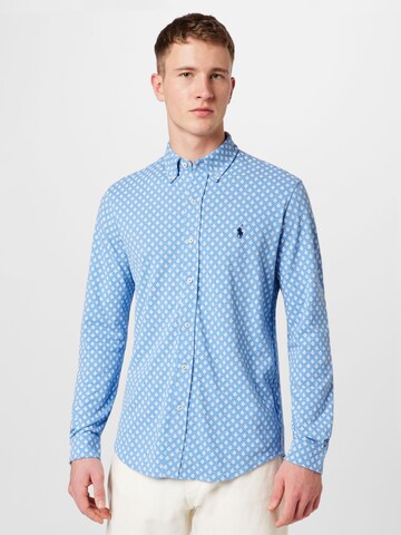 Regular fit Camicia di Polo Ralph Lauren in blu: frontale