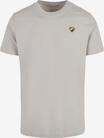 T-Shirt Mister Tee en gris : devant
