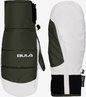 BULA Athletic Gloves 'Piste Mittens' in Green: front