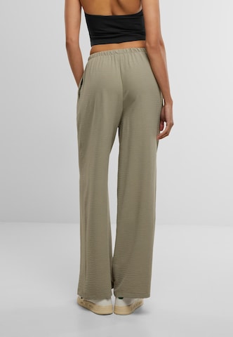 Wide Leg Pantalon Urban Classics en vert