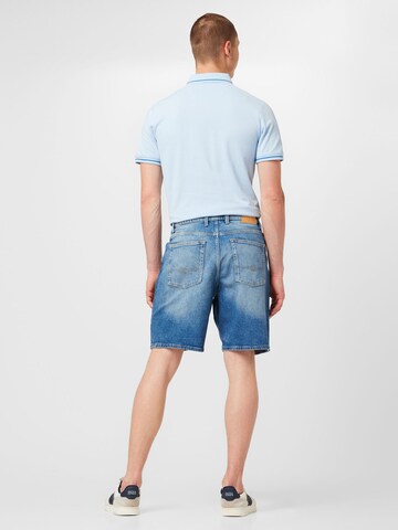 QS Regular Shorts in Blau