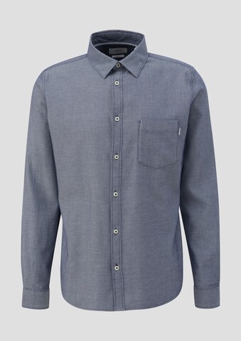 s.Oliver Regular fit Button Up Shirt in Blue