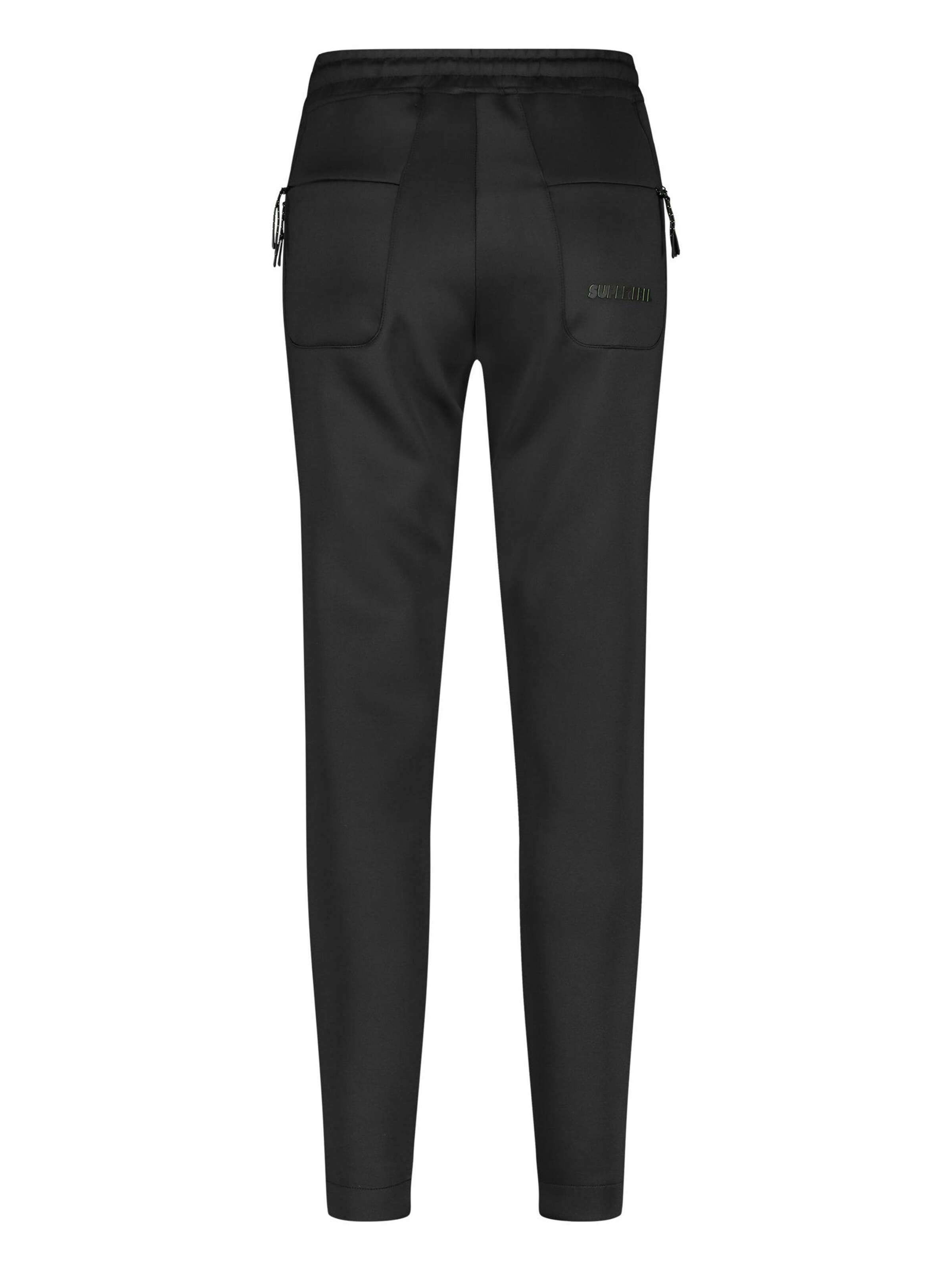 SUPERREBEL® GEAR Tapered Sportbroek 'AUDREY' in Zwart