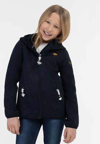 Schmuddelwedda Fleece Jacket in Blue: front