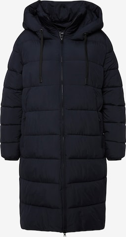 Ulla Popken Winter Coat in Blue: front