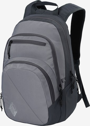 NitroBags Backpack in Grey: front