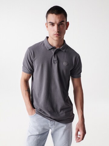T-Shirt Salsa Jeans en gris : devant