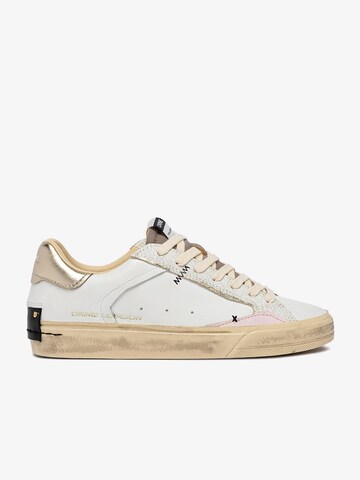 Crime London Sneakers in White: front