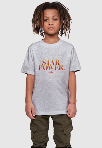 ABSOLUTE CULT T-Shirt 'Captain Marvel - Star Power' in Grau: predná strana